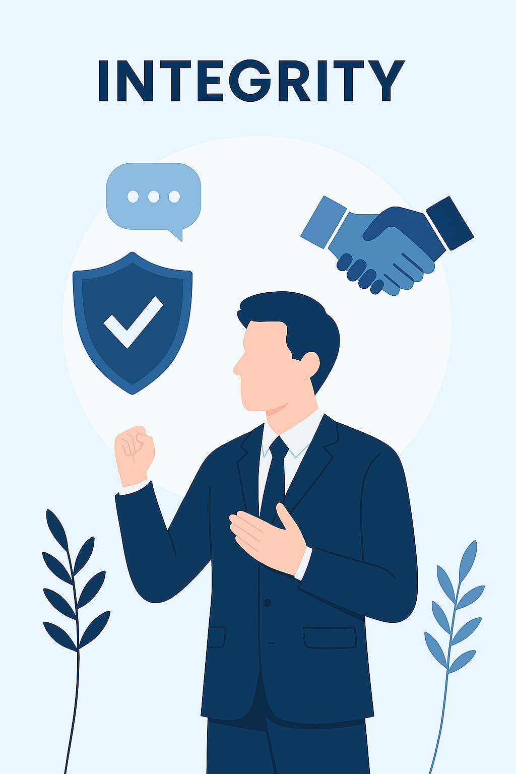 Illustration representing integrity